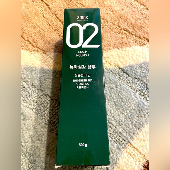 AMOS PROFESSIONAL The Green Tea Shampoo Refresh [For Oily Scalp] 17.6oz (500g) - Picture 1 of 4